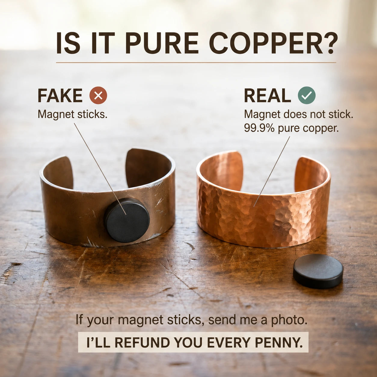 Coil Copper Anklet Wellion