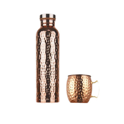 Stainless Steel Insulated Water Jug with Hammered Finish My Store