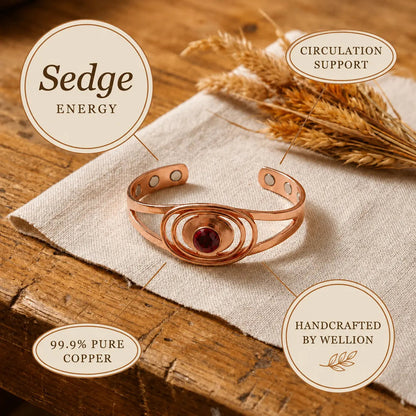 Sedge Magnetic Copper Bracelet Wellion