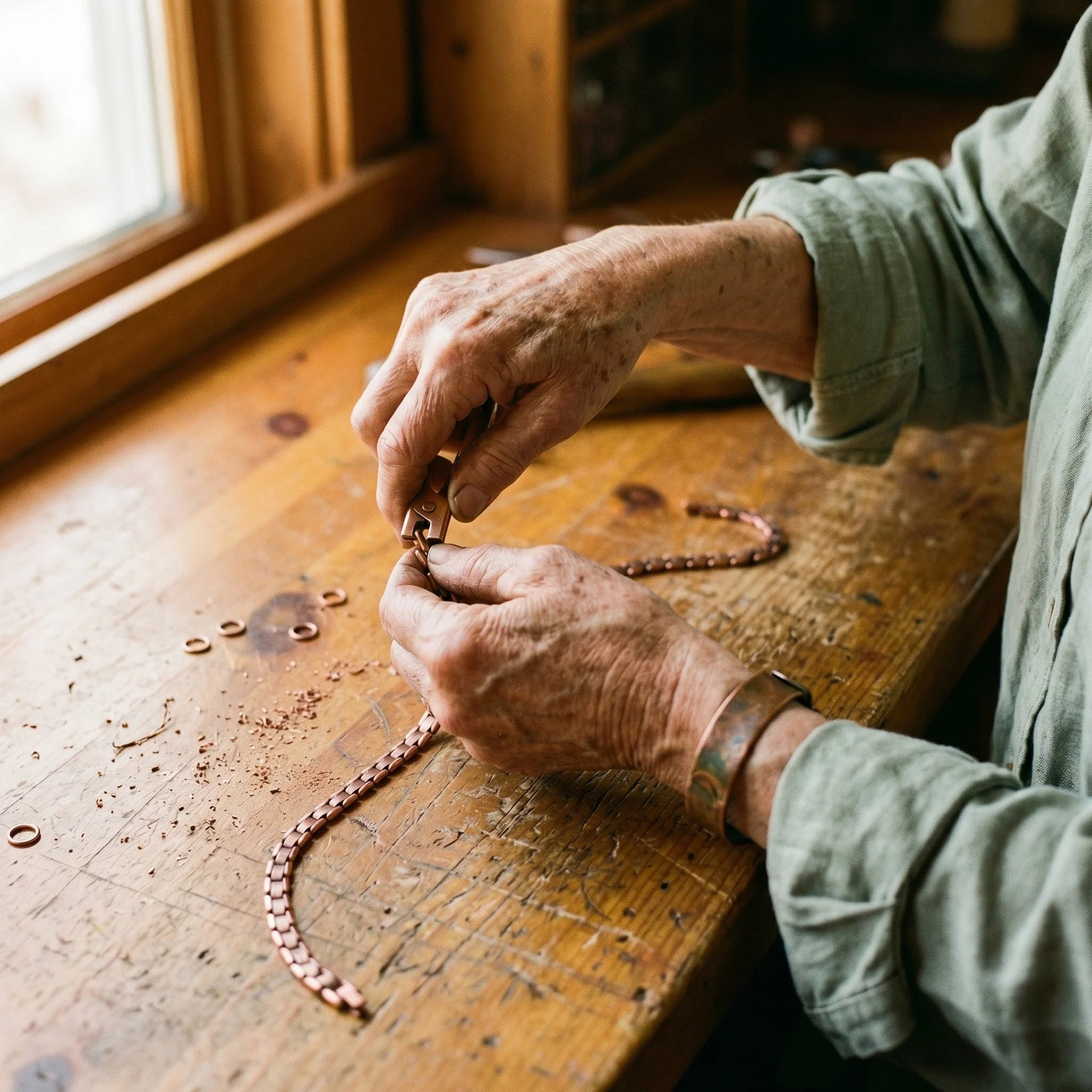 Haze Magnetic Copper Necklace Wellion
