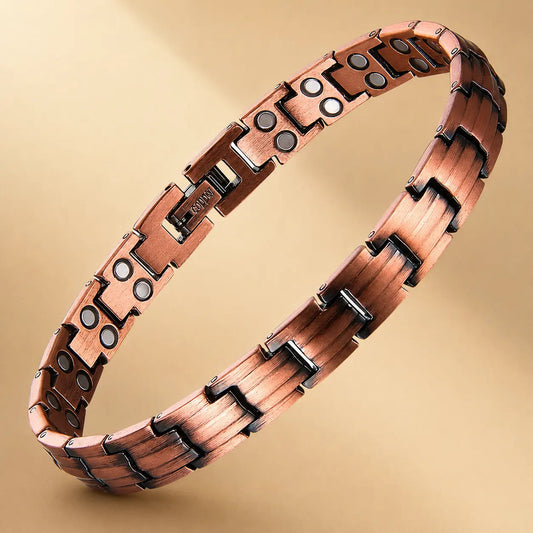 Ladies Copper Magnetic Therapy Bracelet Wellion