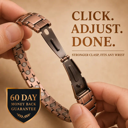 Ladies Copper Magnetic Therapy Bracelet Wellion