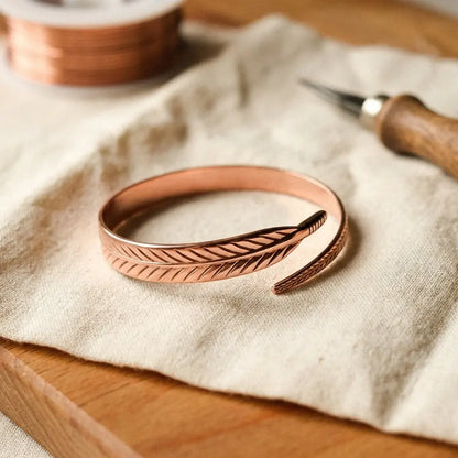 Leaf Copper Bracelet